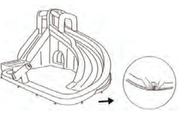 SereneLife SLIB930 Inflatable Jumping Castle 14