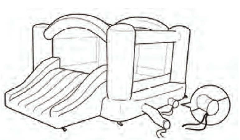 SereneLife SLIB930 Inflatable Jumping Castle 9