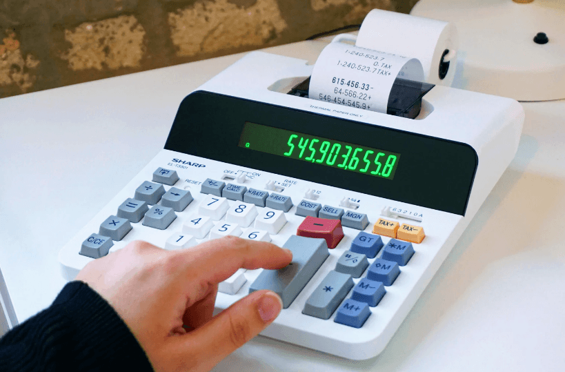 Sharp EL 1750V Printing Calculator User Manual