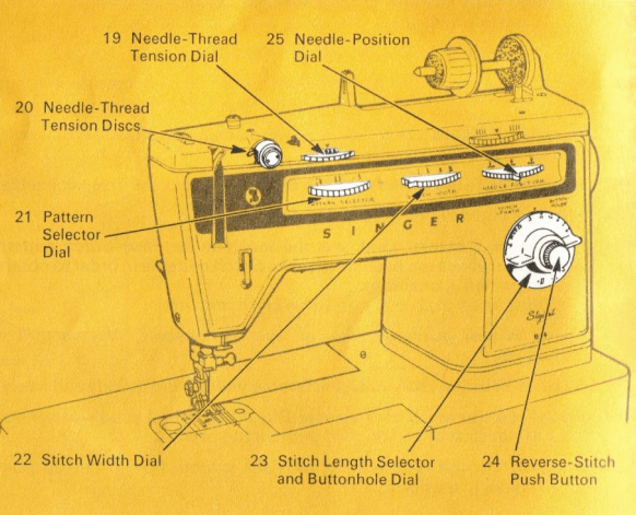 Singer Stylist 834 Sewing Machine-2