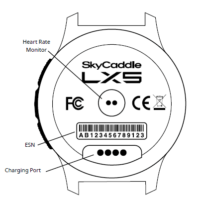 SkyCaddie LX5 GPS Golf Watch-2