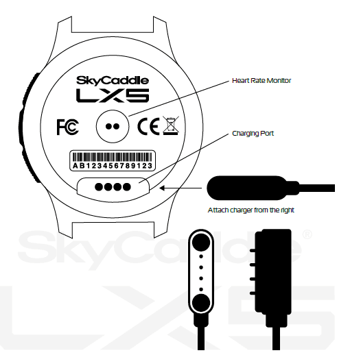 SkyCaddie LX5 GPS Golf Watch-5