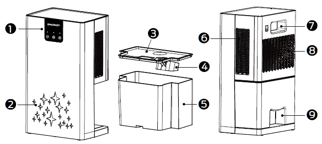 Spacekey QIG-D02 Dehumidifier-1