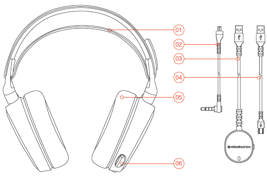 SteelSeries Arctis 7 Lossless Wireless Gaming Headset-1