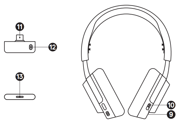 SteelSeries Arctis Nova 5 Wireless Gaming Headset-8