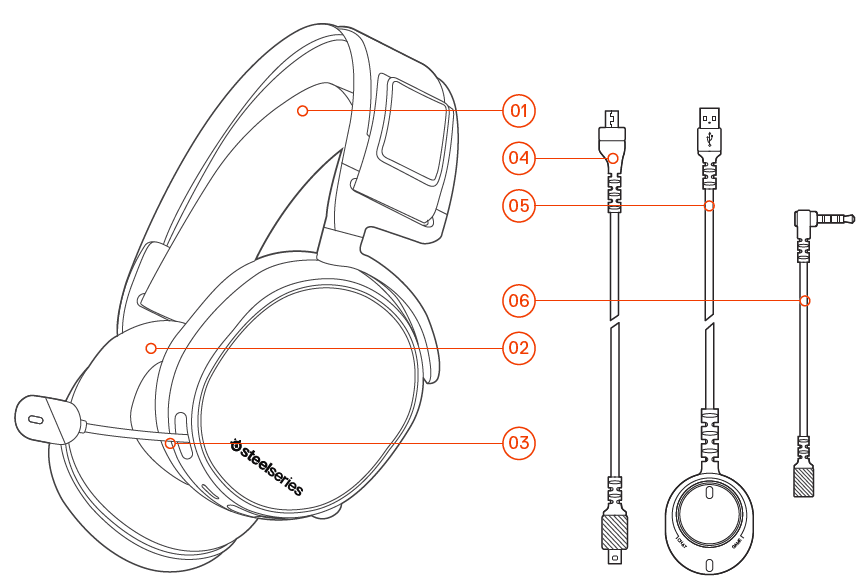 SteelSeries Arctis Pro Wired Gaming Headset User Guide-1