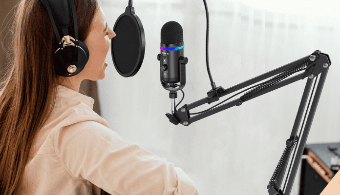 TECURS MR03 RGB Gaming Microphone-featured