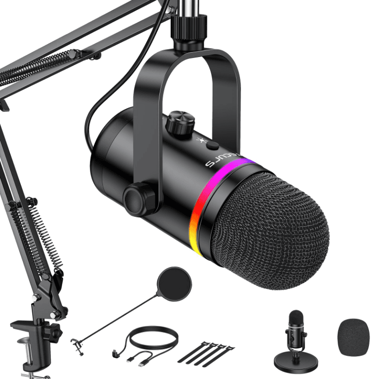 TECURS MR03 RGB Gaming Microphone-product