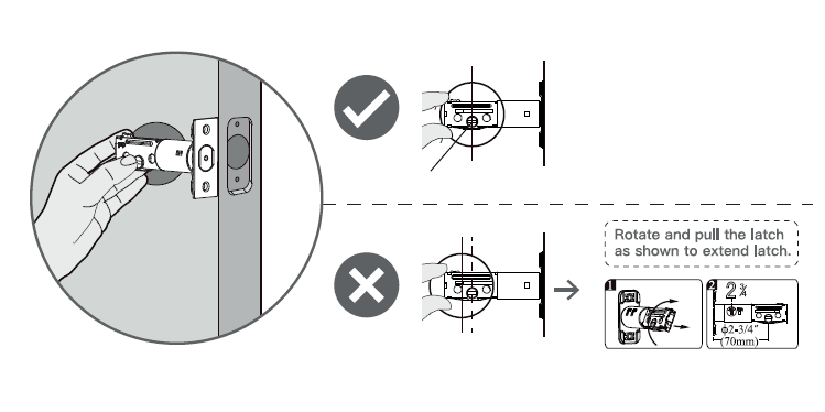 TeeHO Keyless Entry Door Lock with Keypad-12