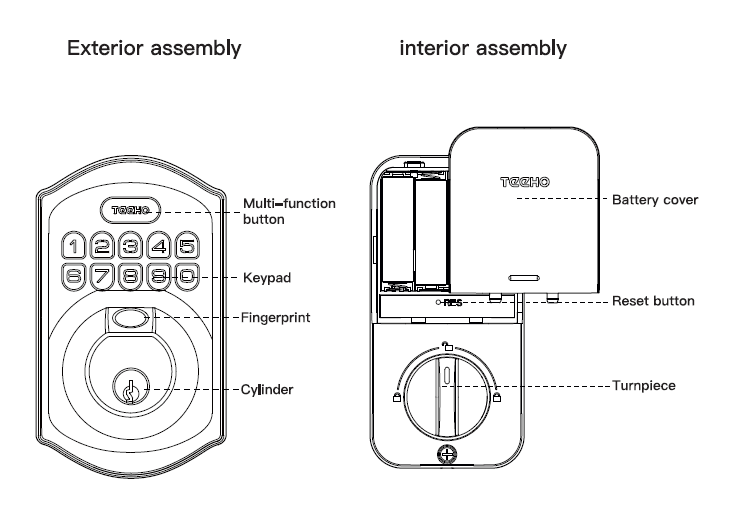 TeeHO Keyless Entry Door Lock with Keypad-22