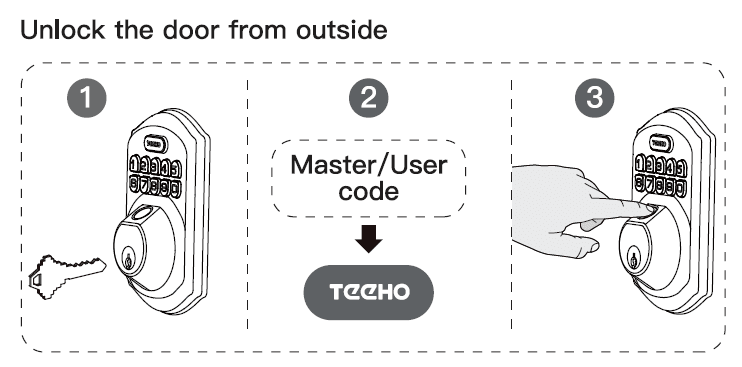 TeeHO Keyless Entry Door Lock with Keypad-23