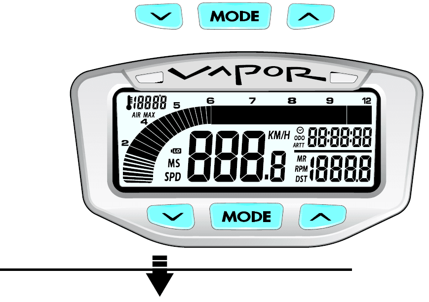 Trail Tech Vapor Motorcycle Gauge User Manual Trail Tech Vapor Motorcycle Gauge 16