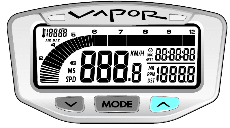 Trail Tech Vapor Motorcycle Gauge User Manual Trail Tech Vapor Motorcycle Gauge 2