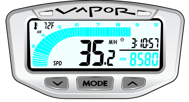 Trail Tech Vapor Motorcycle Gauge User Manual Trail Tech Vapor Motorcycle Gauge 25