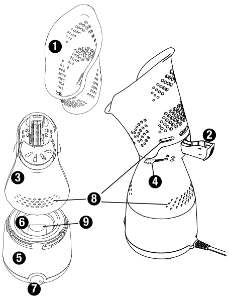 Vicks VIH200 Personal Steam Sinus Inhaler Manual-2