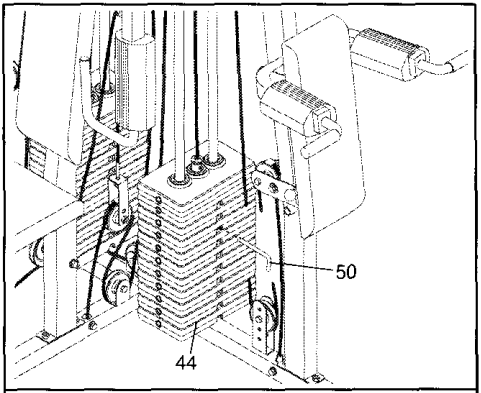 Weider pro 4850 Weight System-16