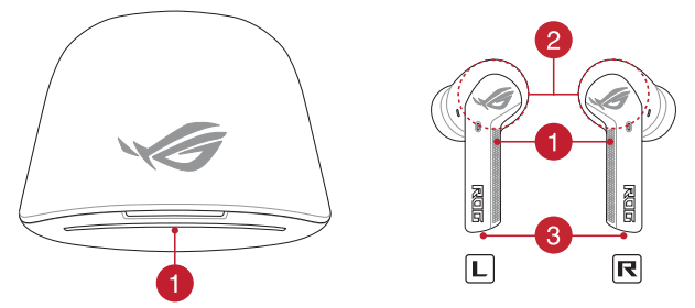 ASUS ROG Cetra True Wireless Gaming Headphones User Manual ASUS ROG Cetra True Wireless Gaming Headphones User Manual-1