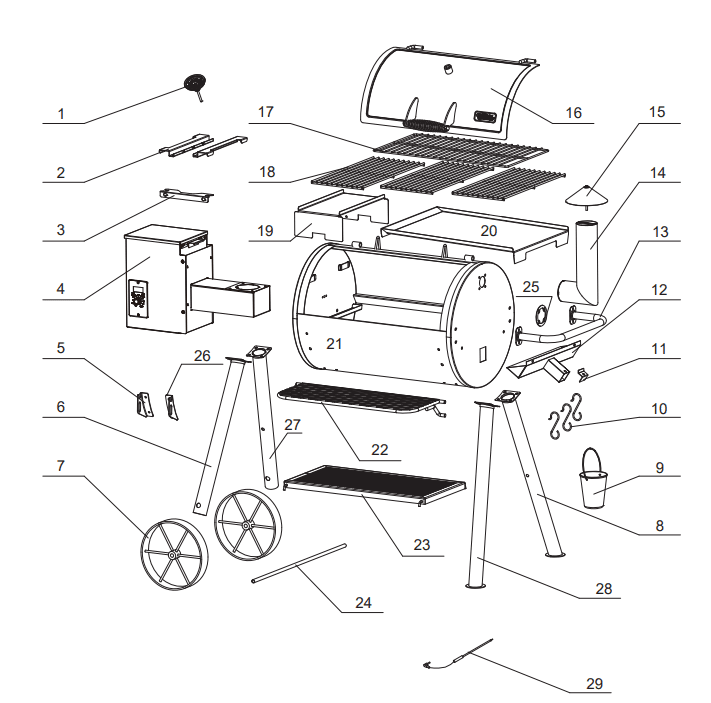 Academy Outdoor Gourmet Triton Pellet Grill-1