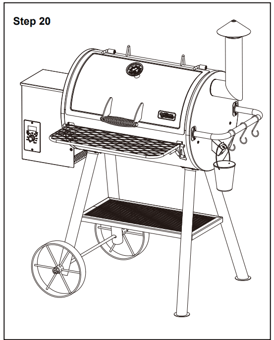 Academy Outdoor Gourmet Triton Pellet Grill-35