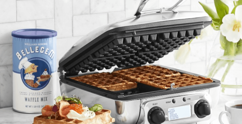 All-Clad WD824D51 4-Slice Waffle Maker-featured