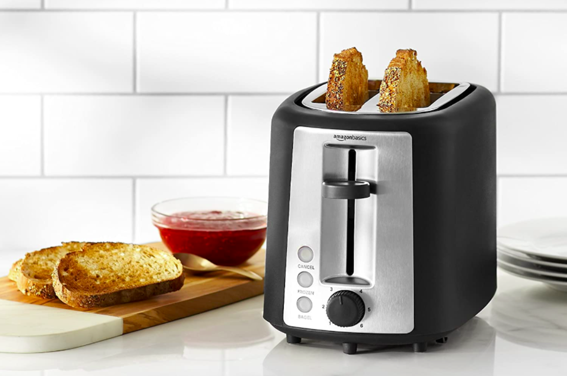 Amazon Basics 2 Slice Extra-Wide Slot Toaster Manual