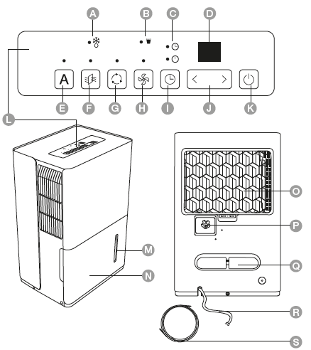 Amazon Basics 35-Pint Dehumidifier-1