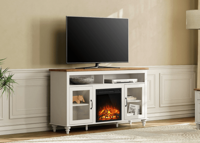Ameriwood Home Ashton Lane Fireplace TV Stand-featured