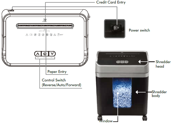 Ativa A10MC19 10 sheet micro-cut shredder User Manual Ativa A10MC19 10 sheet micro-cut shredder-3