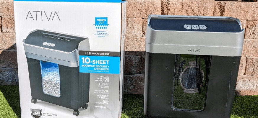 Ativa A10MC19 10 sheet micro-cut shredder User Manual Ativa A10MC19 10 sheet micro-cut shredder-featured