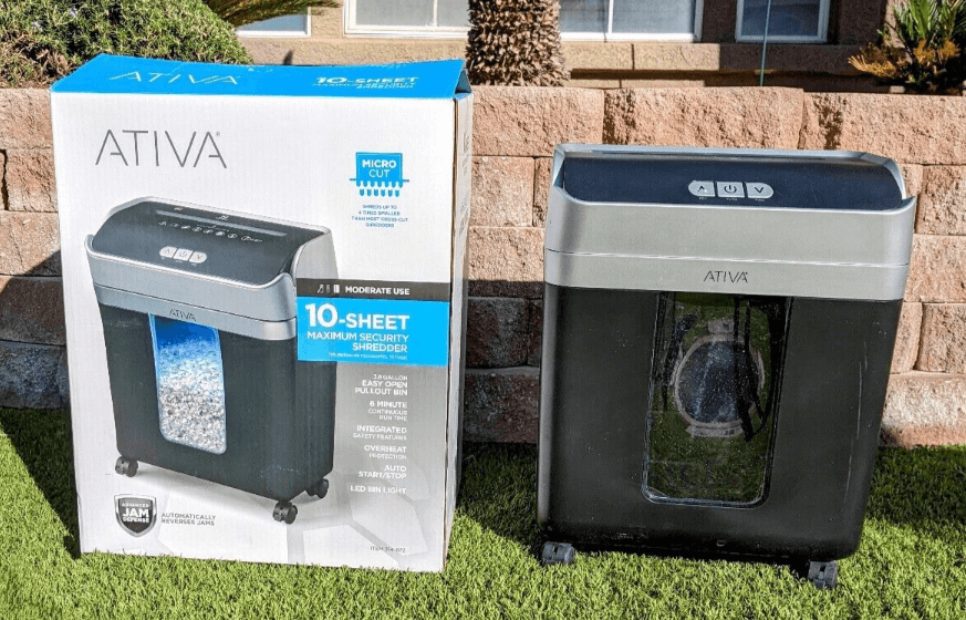 Ativa A10MC19 10 sheet micro-cut shredder User Manual