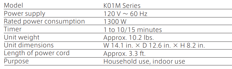BALMUDA K01M-WC Steam Oven Toaster-29