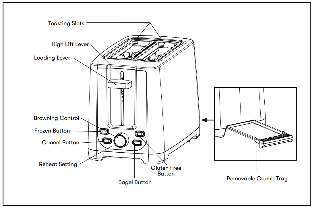 BELLA 2 Slice Toaster 1