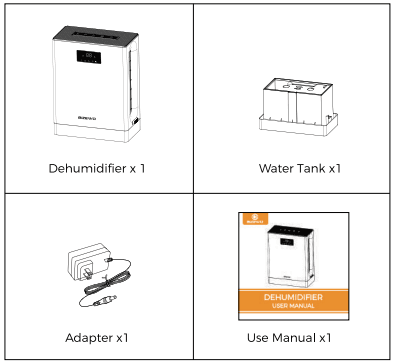 BIZEWO DH-CS09 Dehumidifier for Home User Manual BIZEWO DH-CS09 Dehumidifier for Home User Manual-1