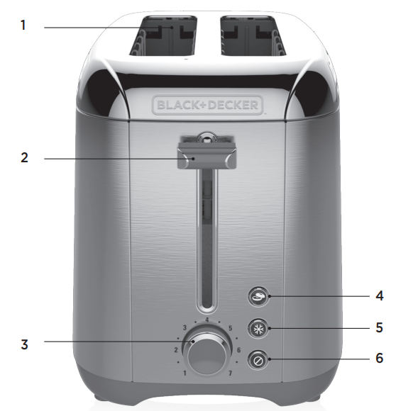 BLACK DECKER TR3500SD Rapid Toast 2-Slice Toaster-1