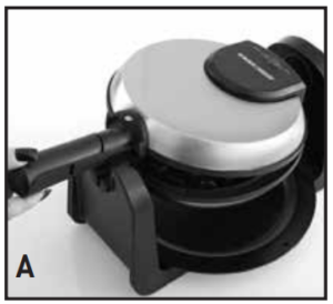 BLACK DECKER WM1404S Flip Waffle Maker-2