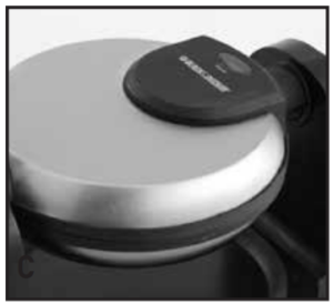 BLACK DECKER WM1404S Flip Waffle Maker-4