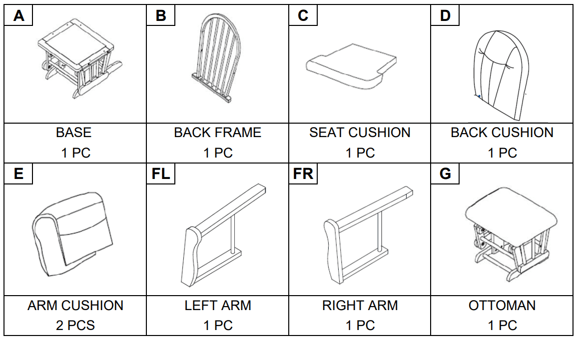 Baby Relax Glider Rocker Chair-2