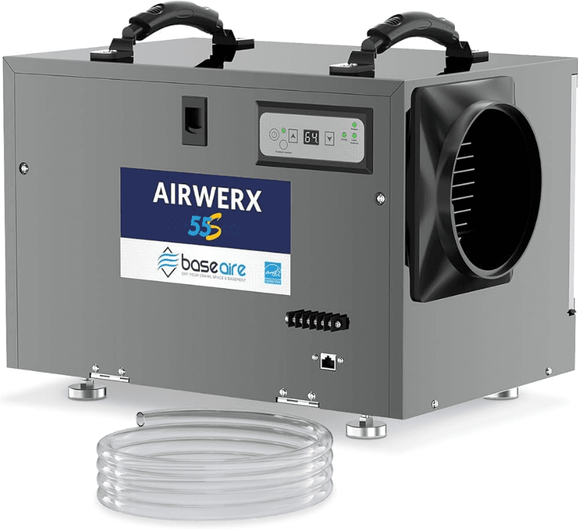BaseAire AirWerx 65X 120 Pints Crawlspace Dehumidifier-product