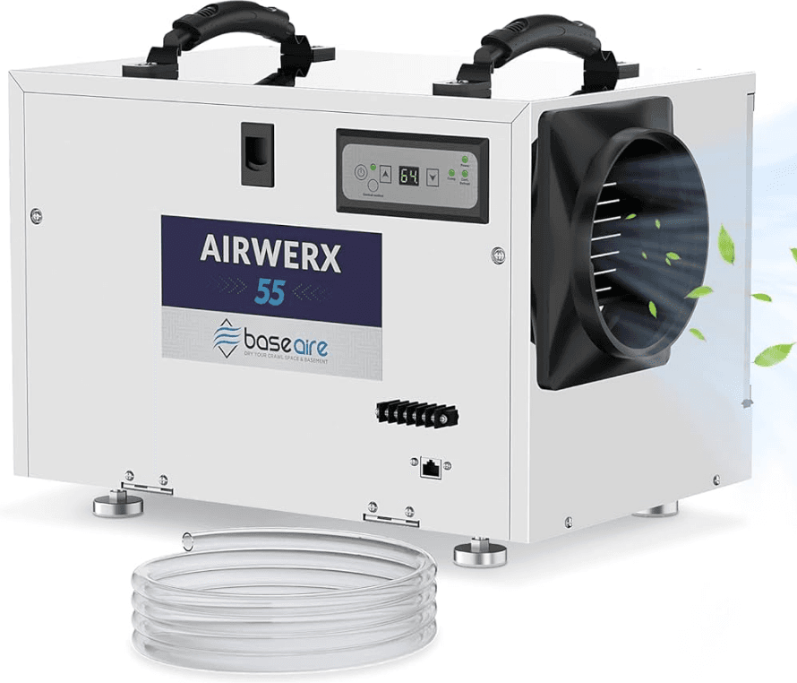 BaseAire AirWerx55 Basement Crawl Space Dehumidifier-product