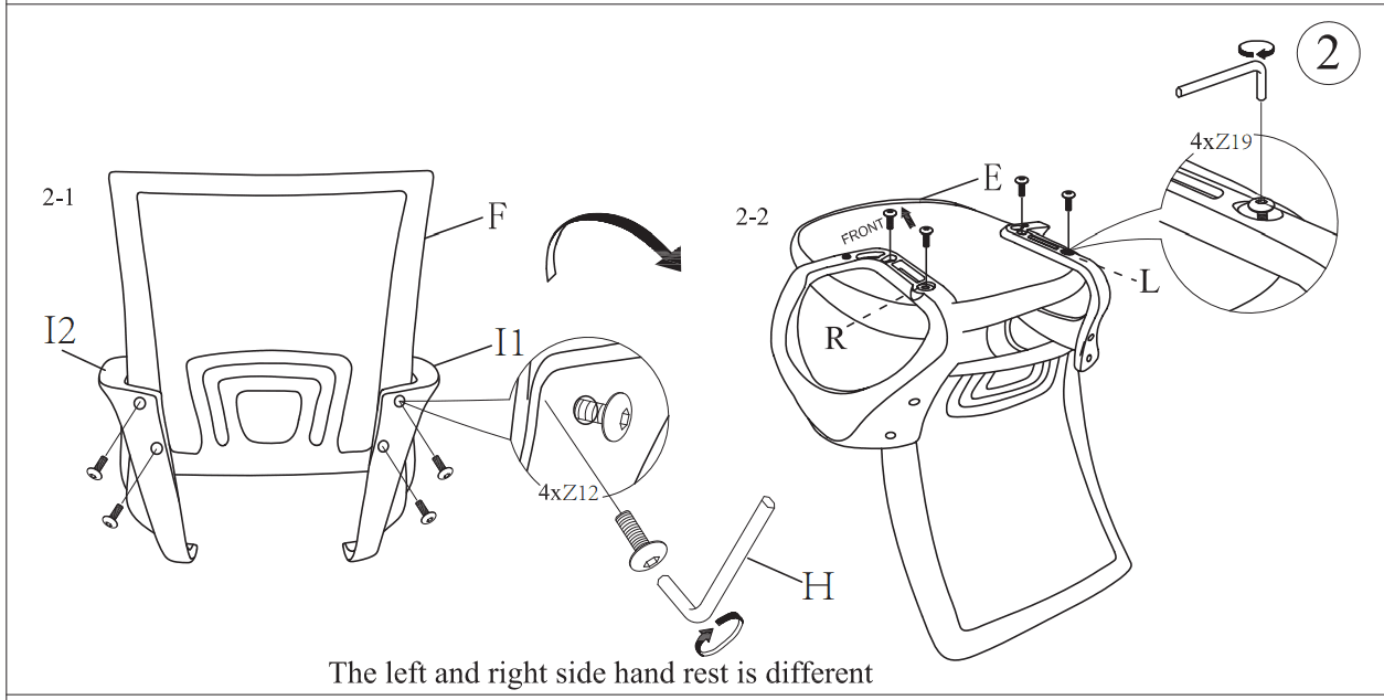 BestOffice Home Office Chair Ergonomic Desk Chair Assembly-4