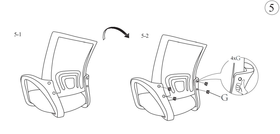 BestOffice Home Office Chair Ergonomic Desk Chair Assembly-7