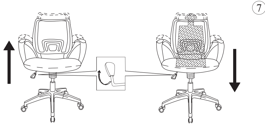 BestOffice Home Office Chair Ergonomic Desk Chair Assembly-9