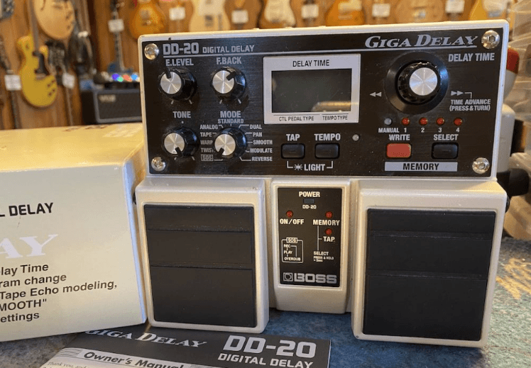 Boss Giga Delay DD20 Pedal User Manual