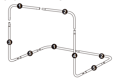 Brava YSLBVSC0029 Mini Soccer Goal Set-2