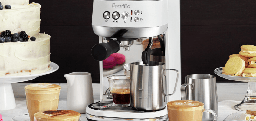 Breville BES500BSS Bambino Plus Espresso Machine-featured