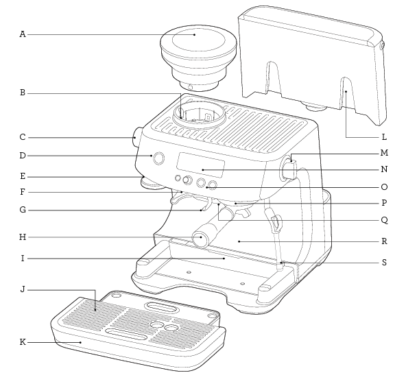 Breville BES878BSS Barista Pro Espresso Machine User Manual Breville BES878BSS Barista Pro Espresso Machine 1