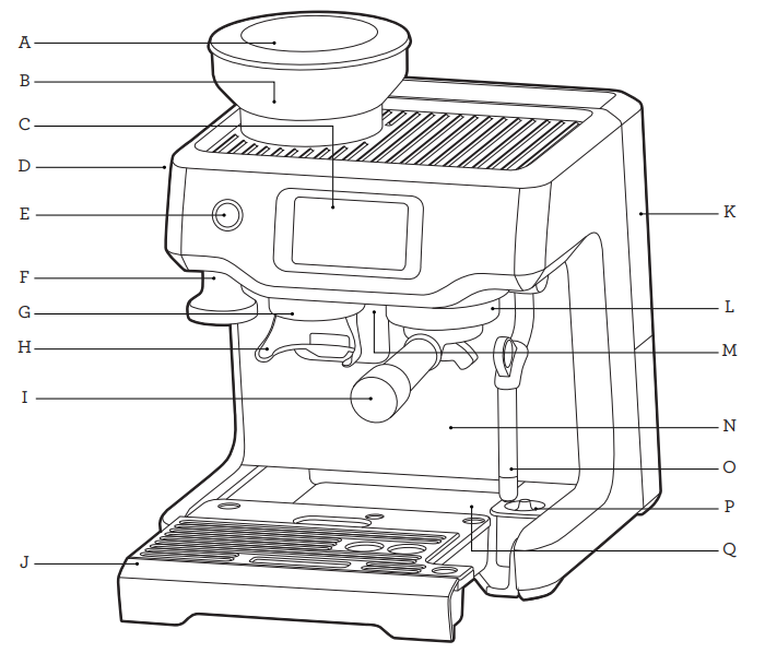 Breville BES880BSS Barista Touch Espresso Machine-1
