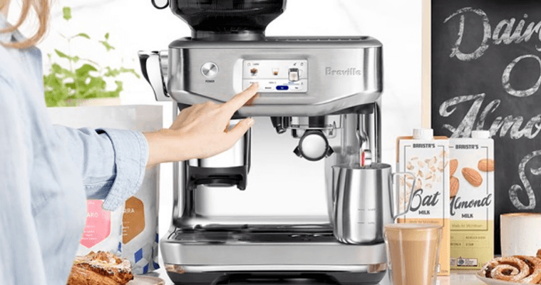 Breville BES880BSS Barista Touch Espresso Machine-featured