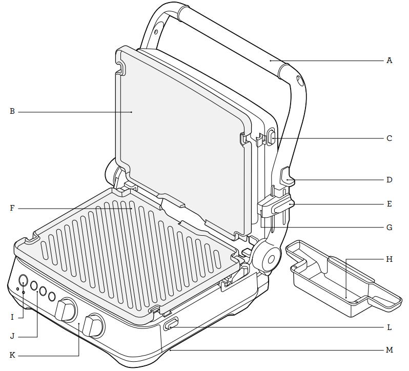 Breville BGR700BSS Sear and Press Grill User Manual Breville BGR700BSS Sear and Press Grill-1