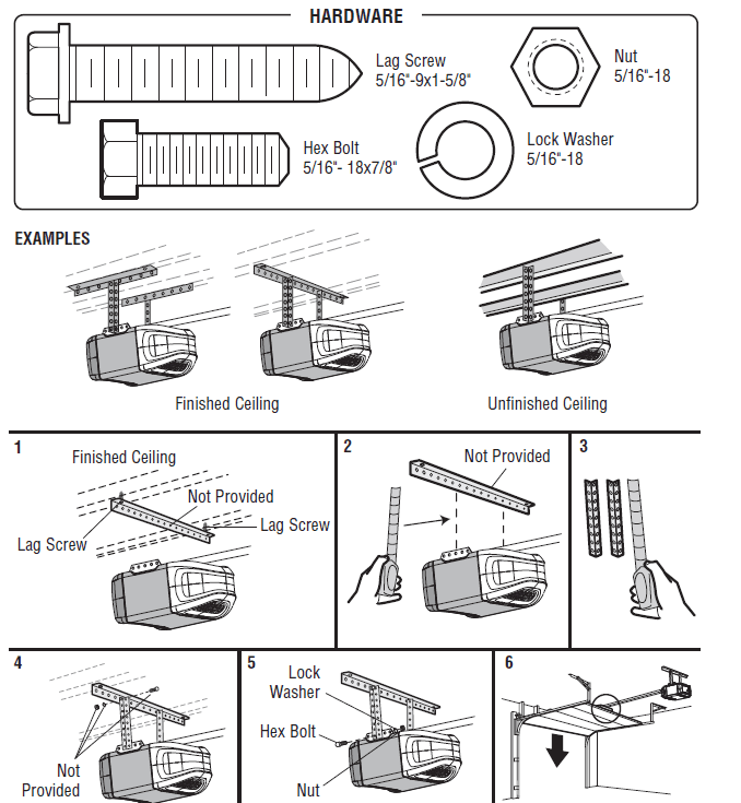 Chamberlain C2102 Garage Door Opener 17